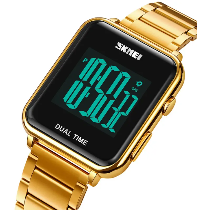 Чоловічий наручний класичний годинник Skmei 1852 (Золотистий) Вінниця - фото 5