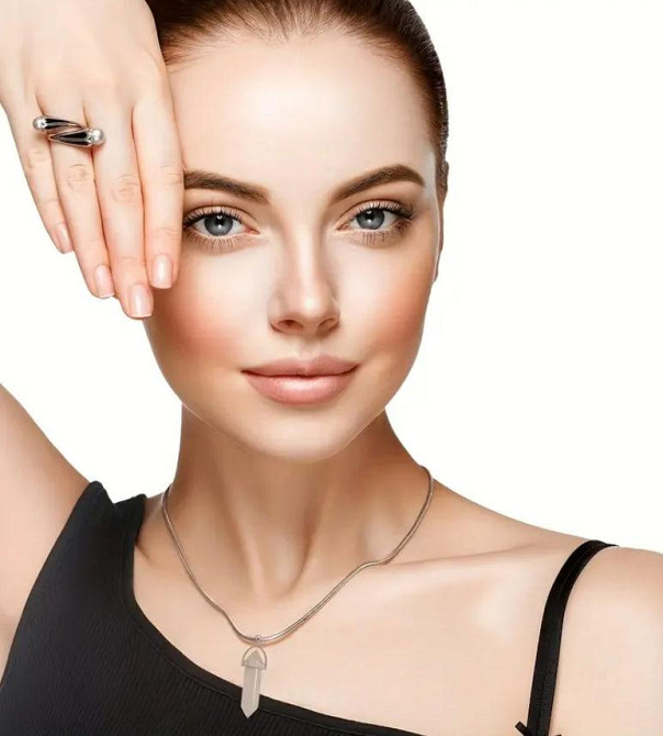 Кулон из горного хрусталя — прозрачная подвеска из чистого кварца без шнурка Киев - изображение 3