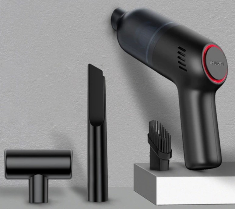 Пилосос автомобільний Car Vacuum LT-101C 9000PA, чорний Вінниця - фото 1