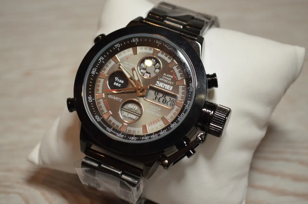 Мужские спортивные наручные часы Skmei 1515 (Черный) Винница - изображение 9
