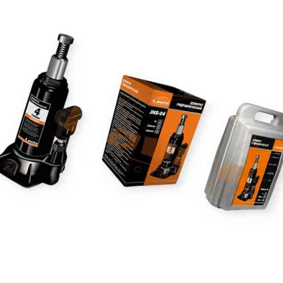 Домкрат гідравлічний 4 т, 180-350 мм (футляр) Мукачево