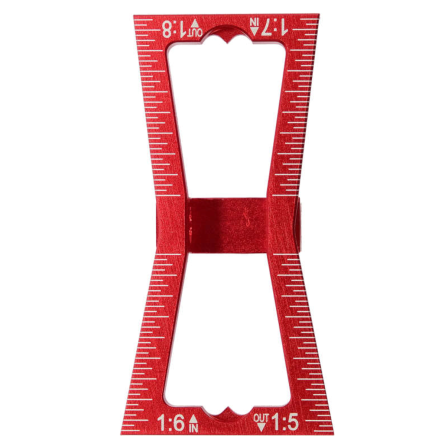 Шаблон розмічальний YATO контур "ластівковий хвіст" зі шкалою, 64х23х18 мм(DW) Одеса