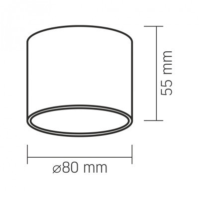 Світильник Videx VL-SPF26A-W Вінниця - фото 3