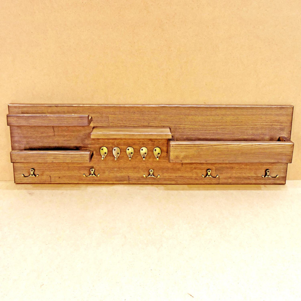 Ключниця дерев'яна "Вартбург" сієна Миколаїв - фото 1