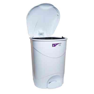 Контейнер для мусора Irak Plastik Bella №3 с педалью белый 30 л (4565) Винница