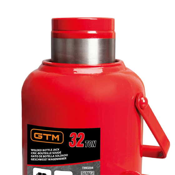 Домкрат гидравлический 32т GTM TH93204 бутылочный одноштоковый : высота подъема 420 мм, грузоподъемность 32 т Киев