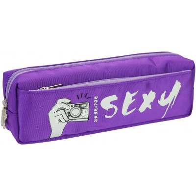 Пенал Cool For School 2 отделения Пурпурный (B-8690-purple) Винница - изображение 1