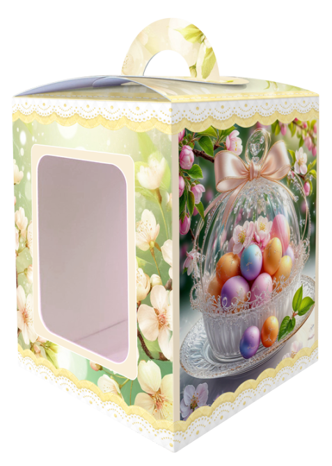 Коробка під великодня Великодня 14 см * 14 см*18,7 см (400 гм) No6 (1 шт.) Харків - фото 3