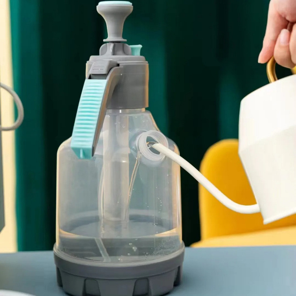 Ручной опрыскиватель для сада и огорода садовый,прозрачный,пластиковый на 2 литра с удлинителем Каменец-Подольский - изображение 7