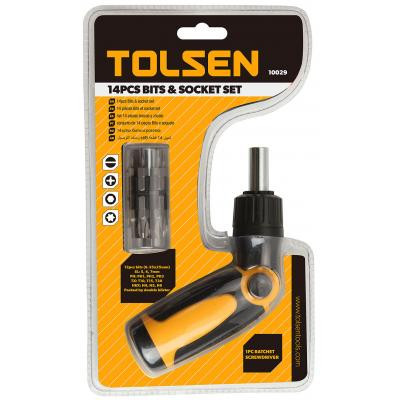 Набір викруток Tolsen храпова з нахилом 14 біт (20040) Вінниця - фото 1