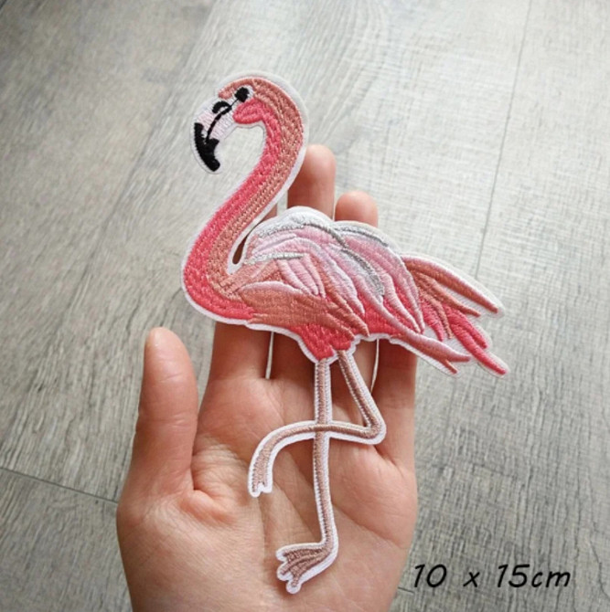 Аппликация нашивная Розовый фламинго Киев - изображение 1