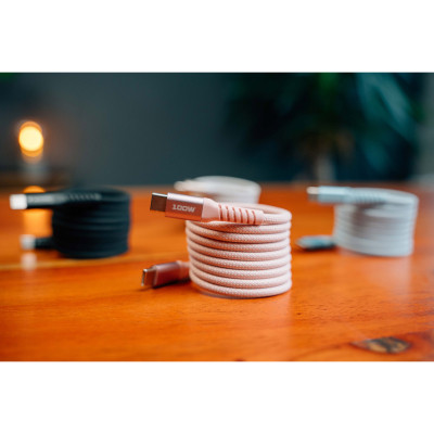 Дата кабель USB-C to USB-C 1.2m Magnetic 100W pink Verbatim (31857) Вінниця - фото 5