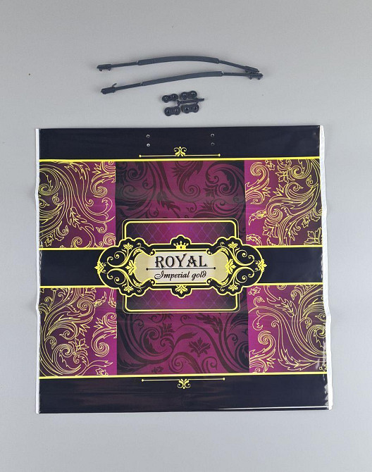 Полиэтиленовый пакет (40х40) с пластиковой ручкой 