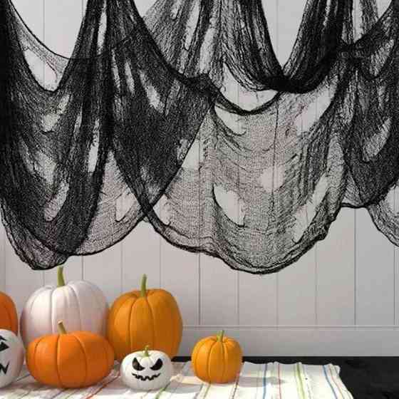 Ткань хэллоуин 1 штука 180 на 80 см черный Киев