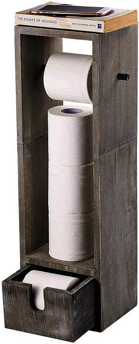 Тримач для туалетного паперу "Гідроген" мокко Миколаїв - фото 1