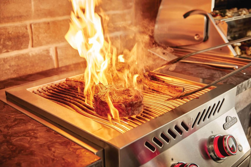 Подвійний інфрачервоний пальник SIZZLE ZONE для вбудовування з кришкою з нержавіючої сталі Napoleon BIB18IRPSS-CE Код: 010716 Рівне - фото 9