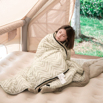 Спальный мешок Naturehike DP200 CNK2300SD012 лівий бежевий (6976023923586) Винница - изображение 5