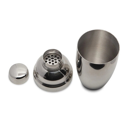 Классический шейкер для коктейлей 350 мл, серебристый Киев - изображение 2