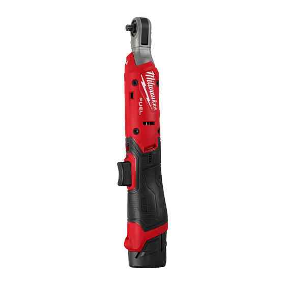 Гайковерт-трещотка угловой компактный аккумуляторный бесщеточный 1/4'' MILWAUKEE, M12 FIR14G2-252B, 61Нм (зарядное устройство С12, Одесса