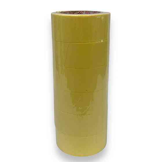 Малярный скотч жёлтый 50 м Super Clear — клейкая лента для покраски, отделки, ремонта и декора Харьков