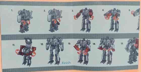 Робот Трансформер ОПТИМУС ПРАЙМ 18см Білий OPTIMUS PRIME + аксесуари. Київ