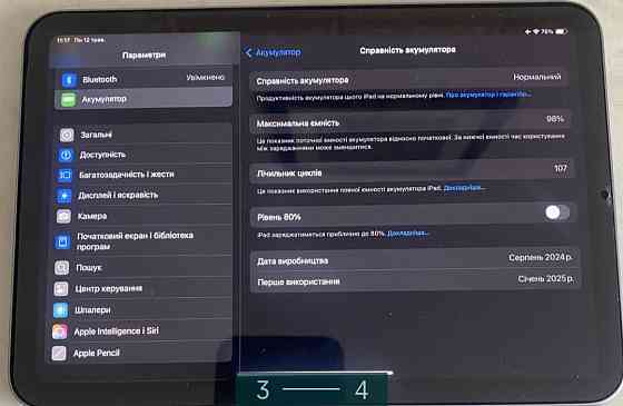 Планшет iPad mini 7 (2024) Wi-Fi (A17 Pro ) 128Gb. Київ