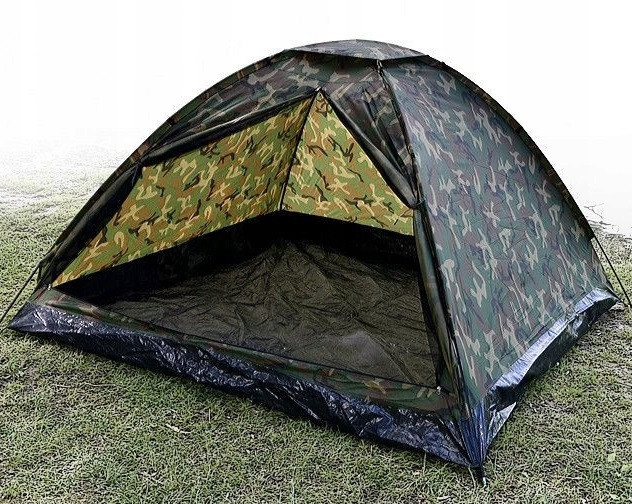 Туристична Палатка тримісна з чохлом до Mil-Tec від Sturm "Iglu Standard" (14215020) Woodland Нововолинськ - фото 2