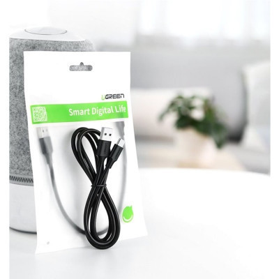 Дата кабель USB 2.0 AM to Type-C 3.0m 3.0A 18W US287 Black Ugreen (60826) Вінниця - фото 2