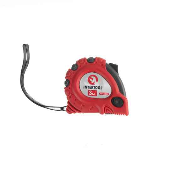 Рулетка с металлическим полотном, с фиксатором, 3 м, 16 мм, 