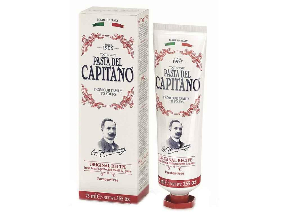 Зубная паста 75мл Оригинальный рецепт 1905 ТМ Pasta del Capitano Киев - изображение 1