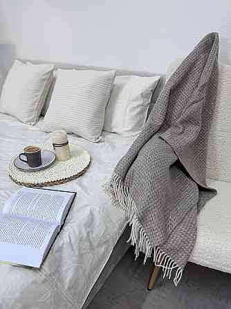 Vladi Плед Vladi 140x200 см вовняно-кашемірове 90/10% Familia коричневий Коломия