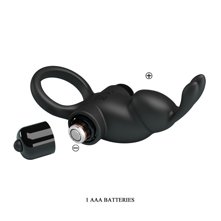 Віброкільце PRETTY LOVE VIBRANT PENIS RING I Black Sex Aura Київ - фото 8