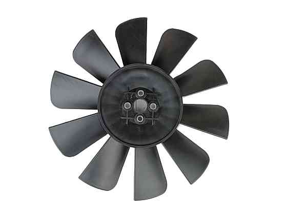 Крильчатка ГАЗ 2217, 2705, 3302 10 лопатей чорна старий зразок радіатора Мукачево