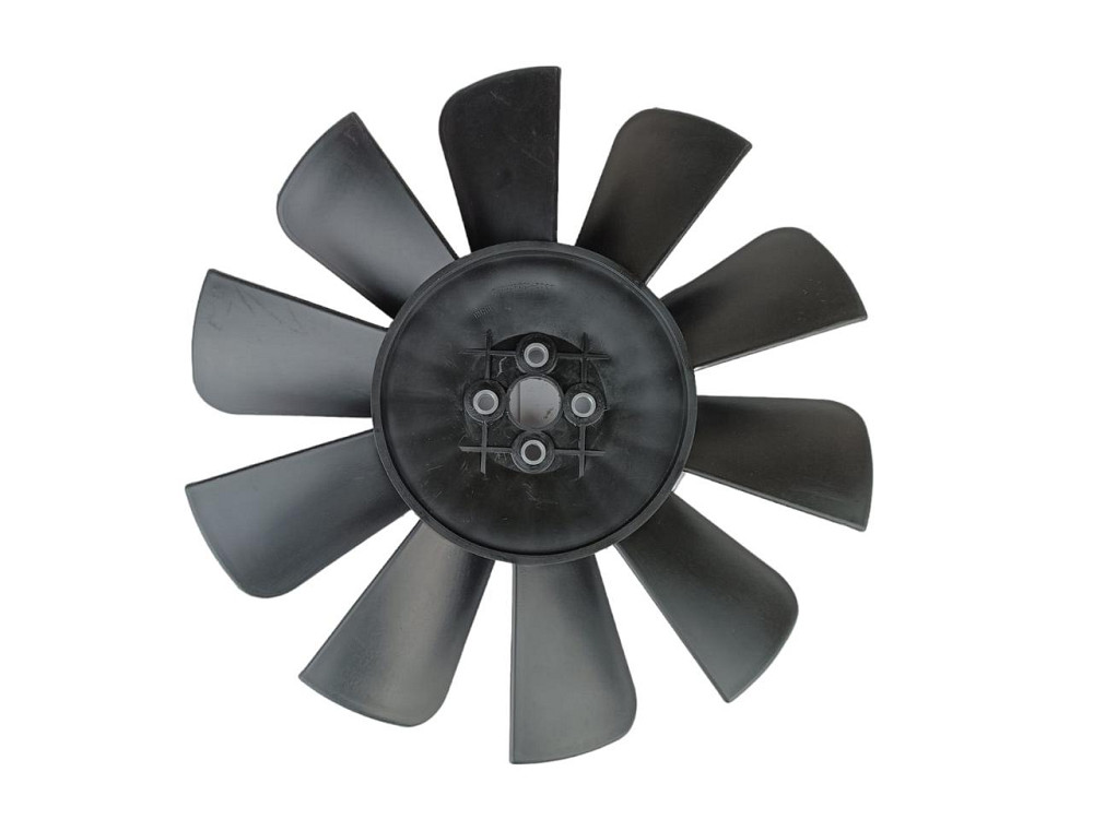 Крыльчатка ГАЗ 2217, 2705, 3302 10 лопастей чёрная старый образец радиатора Мукачево - изображение 1