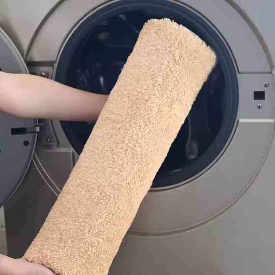 Коврик для ванной комнаты и душа коврик для ног в душевую,микрофибра, атискользящий размер 40х60 см,бежевый Каменец-Подольский