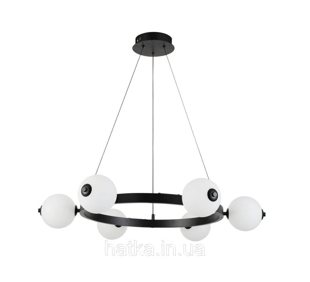 Підвісна LED-люстра G 2916/6 120W Чорний Київ - фото 1