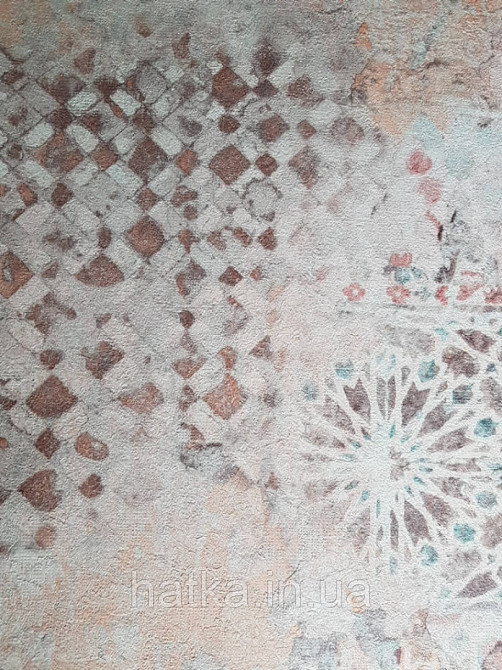 Шпалери вінілові на флізелін AS creation Metropolitan Stories 2 абстракція рожевий бордо цегляний Київ - фото 1