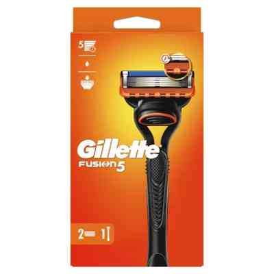 Бритва Gillette Fusion5 с 2 сменными картриджами (7702018874125/7702018866946) Винница
