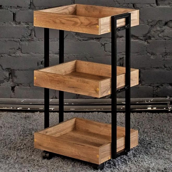 Этажерка для ванной на колёсиках 