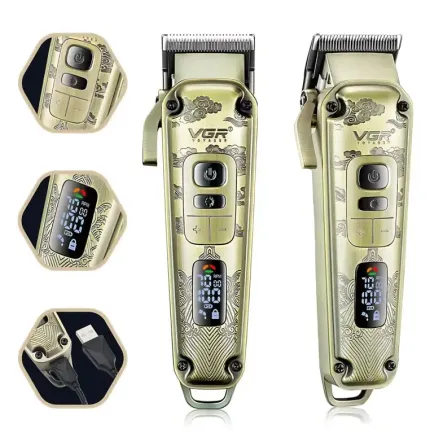 Аккумуляторная машинка для стрижки VGR V-005 с насадками 8 шт Коломыя