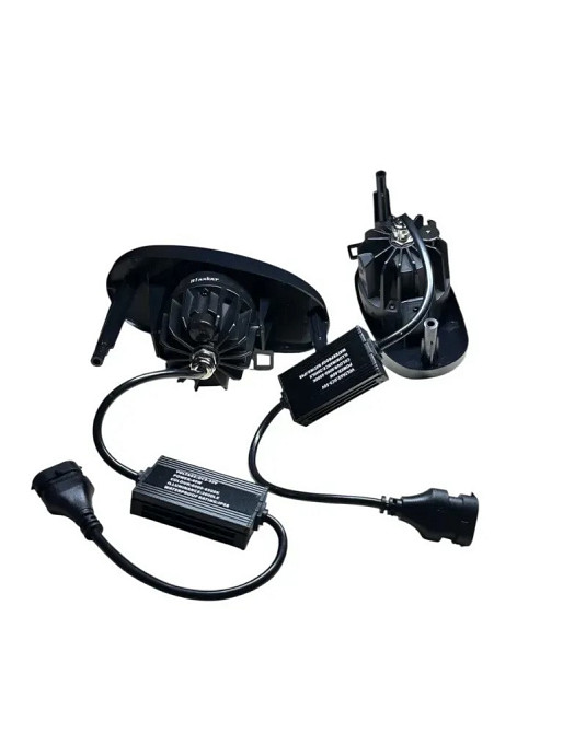 Комплект протитуманних LED фар BL Daewoo Lanos лінза біло/жовтий колір 6000K 80W 12V ПТФ FOG Харків - фото 4