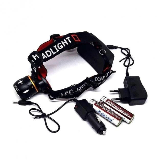 Налобный фонарь с линзой, Налобный фонарь с креплением на голову Мощный для ночной рыбалки YA-42 Львов - изображение 3