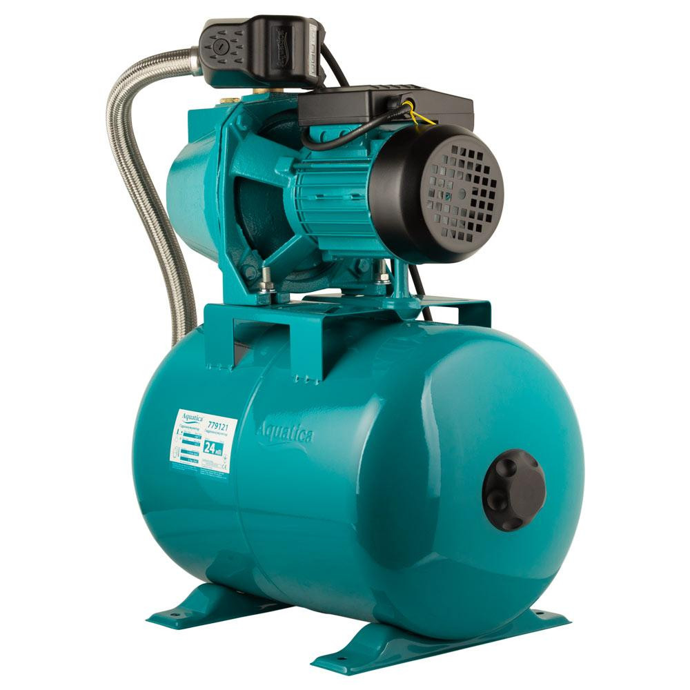 Станция 0.75кВт Hmax48м Qmax 55л/мин (самовсасывающий насос) 24л Украина AQUATICA JETa80A5/UA (775092/24) Ровно - изображение 3