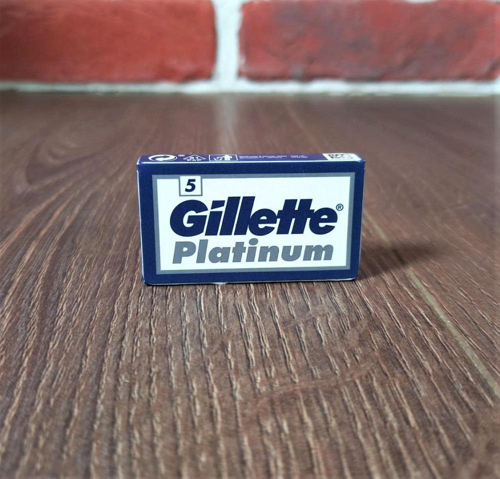 Лезвия Gillette Platinum 5 шт — подвійні класичні леза для безпечної бритви, гладке та точне гоління Харків - фото 2