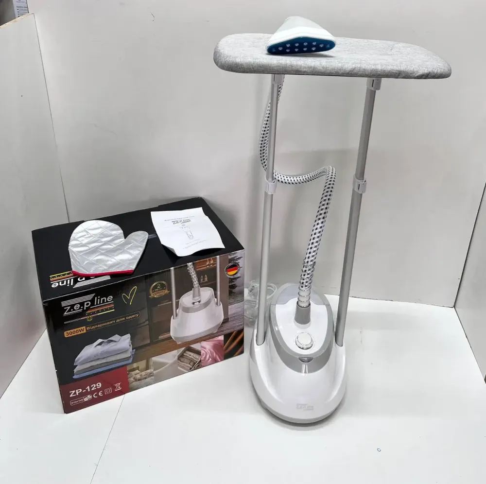 HandyHeat Белый Отпариватель вертикальный для одежды со стойкой Zepline ZP-129 3000W Коломия - фото 5