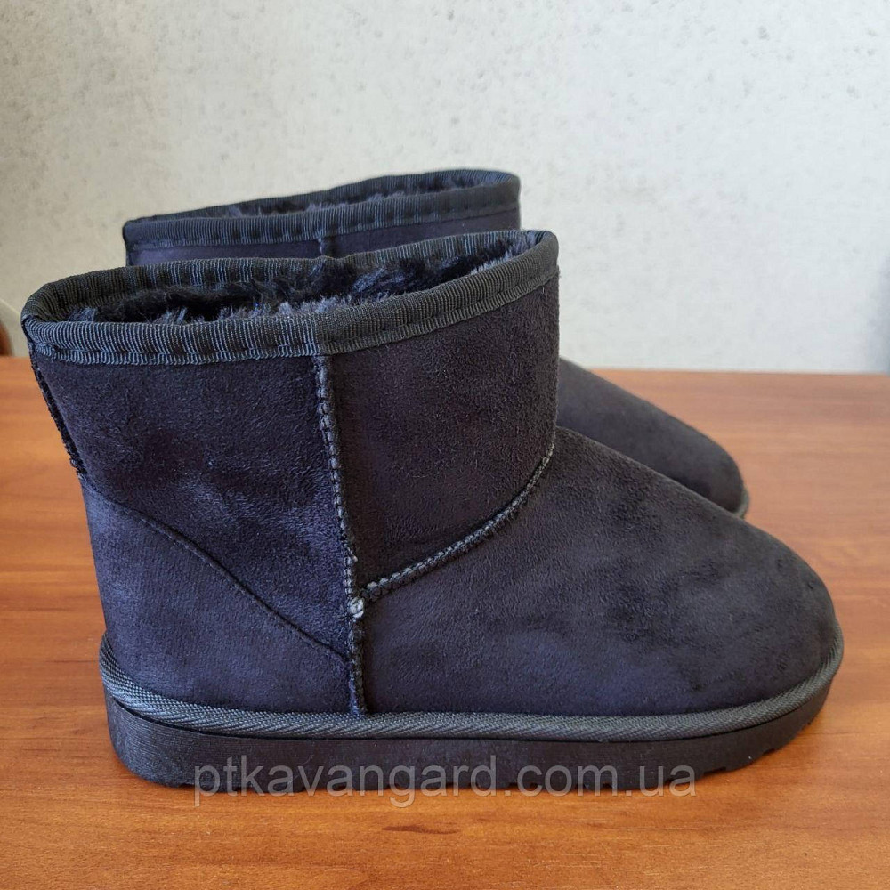 Ботинки женские Угги с мехом размер 36 черный Хмельницкий - изображение 2