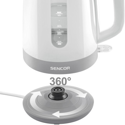 Электрочайник Sencor SWK 1020WH (SWK1020WH) Винница - изображение 4
