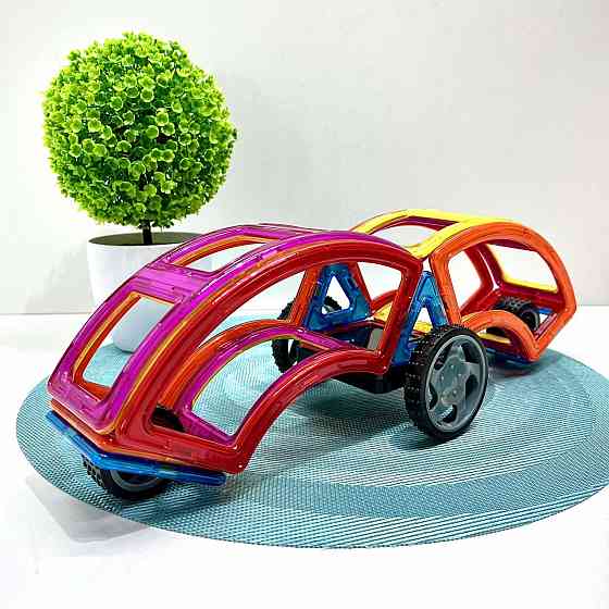 Конструктор магнітний Limo Toy Транспорт 87 деталей (LT3003) Чернигов