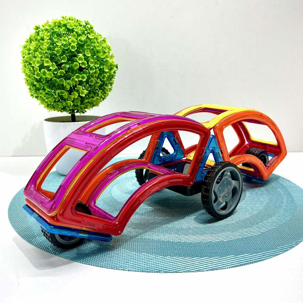 Конструктор магнітний Limo Toy Транспорт 87 деталей (LT3003) Чернигов - изображение 4