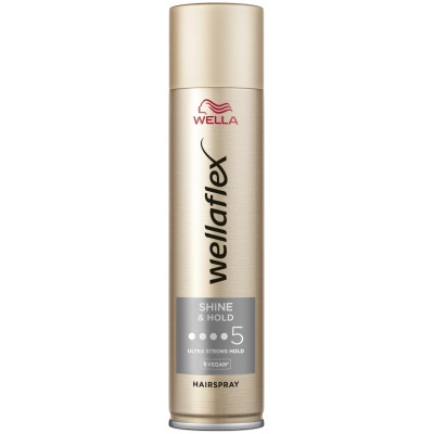 Лак для волос WellaFlex Shine & Hold 5 Ultra Strong Hold 400 мл (4056800922680/4064666594118) Винница - изображение 1